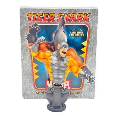 #ad #ad Bowen Designs Marvel TIGER SHARK Mini Bust Figurine 8” Tall IN BOX 2008 $99.95