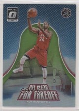 2017 Donruss Optic All Clear for Takeoff Lime Green Prizm Norman Powell #2 09g4