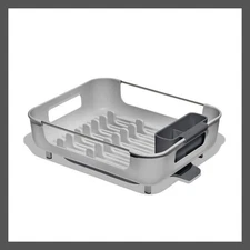 OXO Stainless Steel Dish Rack Large Capacity Non Slip