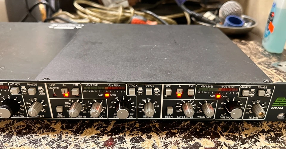 BSS Audio DPR 504 Quad 4 Channel Noise Gate - CH. 3 & 4 Not Working - READ - Image 3 of 4