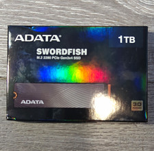 ADATA SWORDFISH 1TB M.2 2280 PCIe Gen3 x4 Internal SSD 3D NAND SLC