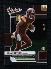 2022 Panini Clearly Donruss The Rookies Red 36/49 Jahan Dotson #TR-8 0wx2