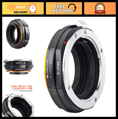 Lens Mount Adapter for Sony Alpha Minolta AF A-Type to NEX E-Mount Camera - Matt