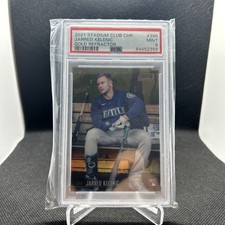 2021 Stadium Club Chrome Jarred Kelenic Gold 1991 Image Variation #/50 PSA 9
