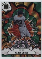 2025 Panini Donruss Bomb Squad Green Laser Aaron Judge #18