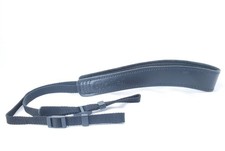 Rollei Camera Neck Strap Black Embossed Top Mint JAPAN