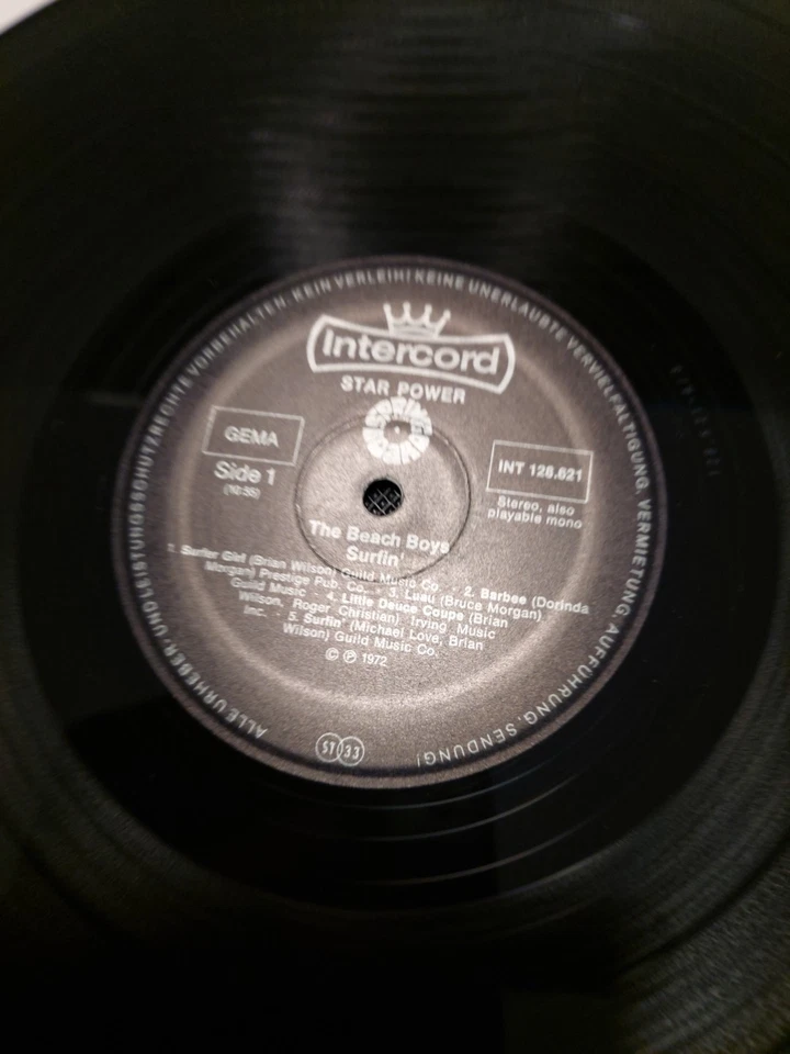 Unused The Beach Boys  Surfin' Int128621 Lp GER 1977 Sleeve/Vinyl =M  - Bild 3 von 4