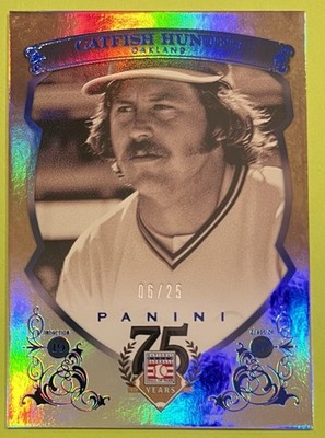 2014 Hall Of Fame Blue Shield Catfish Hunter /25