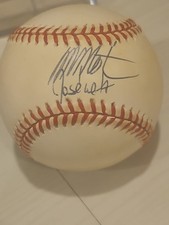 Manny Jose Mota signed national league baseball autographed ball auto mlb nl 