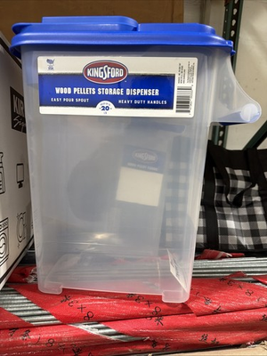 #ad Kingsford Easy Poor Heavy Duty Handled 20 Pound Plastic Storage Dispenser $10.00