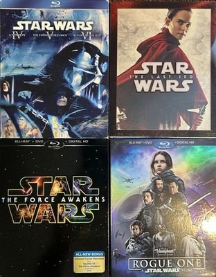 Star Wars Blu-ray Set   Episodes IV-VI / Last Jedi / Force Awakens / Rogue One