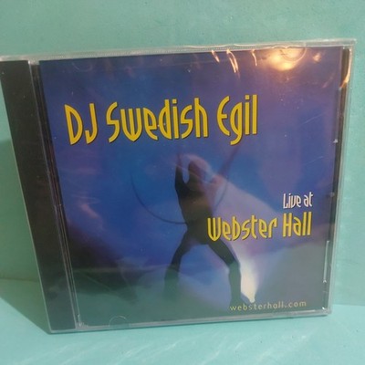 Live at Webster Hall by Swedish Egil (CD, 2001 Webster Hall Records) New Sealed 