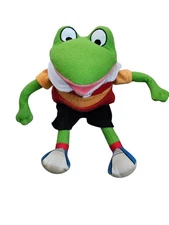 MerryMakers Froggy Plush Doll 11-Inch Froggy Goes to the Library Preowned