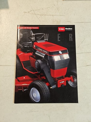 #ad Vintage 1996 Toro Wheel Horse Power Lawn amp; Garden Tractors Dealer Sales Brochure $12.55