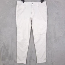 Lululemon ABC Pant Slim Men’s 34x32 White Pants Chino Preppy City