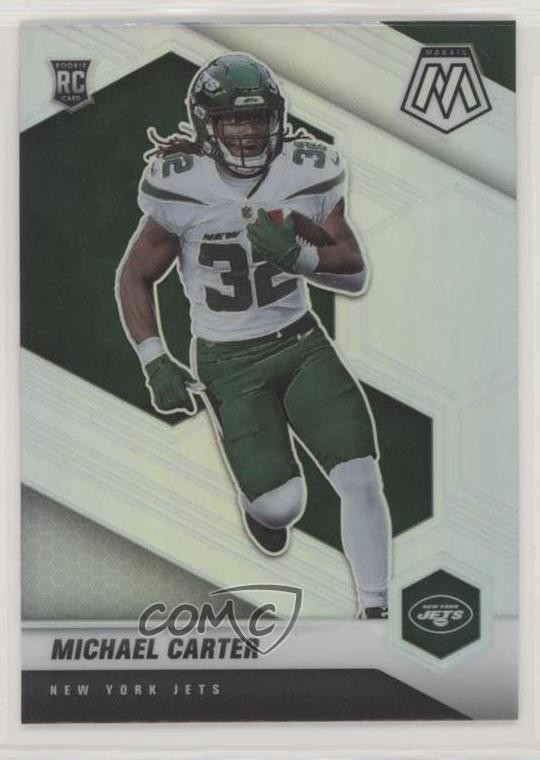 2021 Panini Mosaic Rookies Silver Prizm Michael Carter #335 Rookie RC 09wc