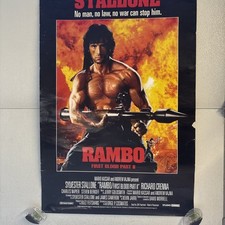 Rambo First Blood Part II Stallone 36x24 One Sided Movie Poster 1985 