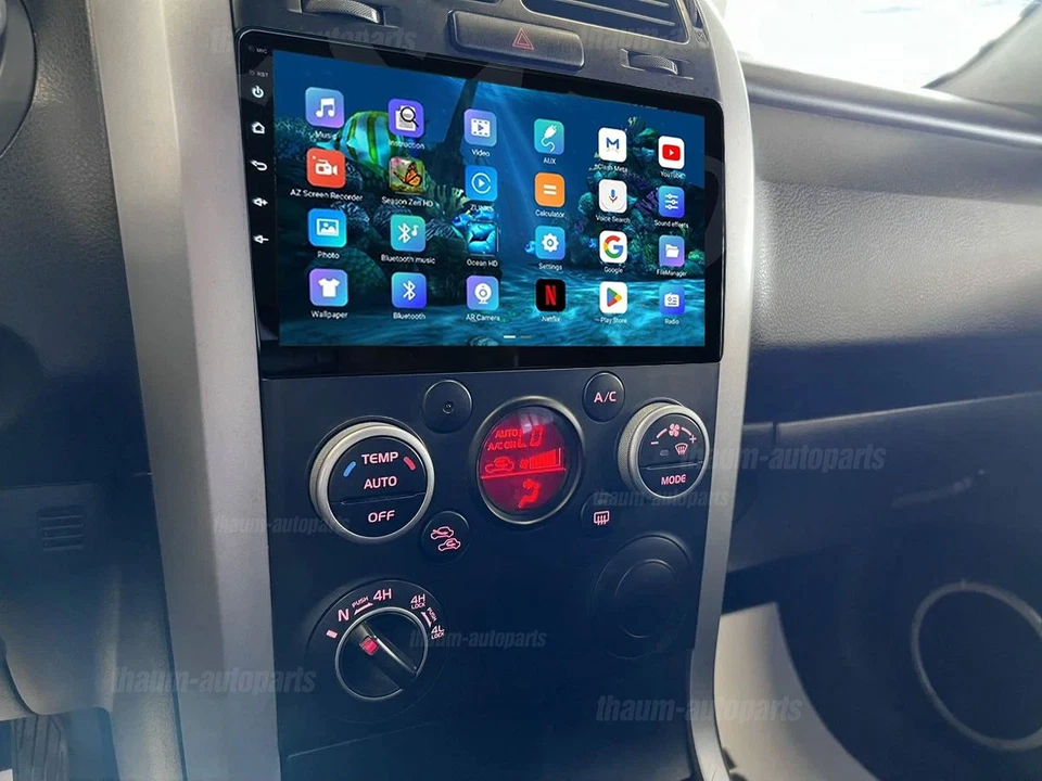 Radio navegación GPS para Suzuki Grand Vitara 2005 2006 2007-2015 Android 13 CarPlay Foto 3 de 4