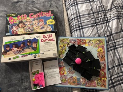 Vintage 1992 Parker Brothers Outta Control Electronic Board Game 100% COMPLETE 