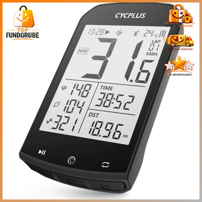 GPS Fahrradcomputer Kabellos Wasserdicht Tachometer Kilometerzähler 2,9 Zoll LCD