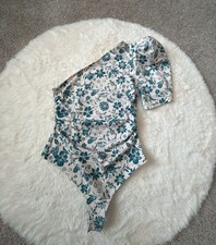 Intimately Free People Somethin' Bout You One-Shoulder Floral Bodysuit