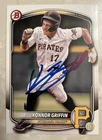 Konnor Griffin auto signed Bowman