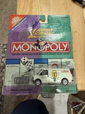 Johnny Lightning Monopoly Electric Company Utility Van with BONUS Game Token!