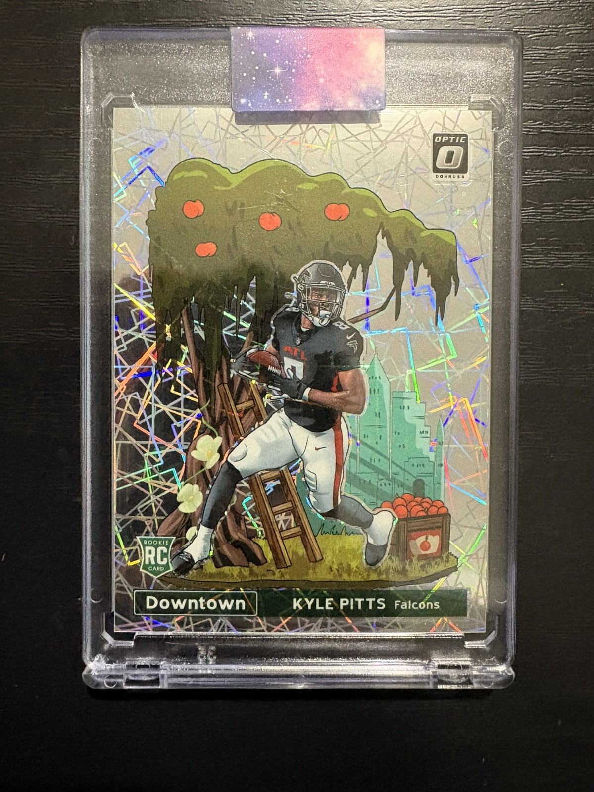 2021 PANINI DONRUSS OPTIC DOWNTOWN! KYLE PITTS #DT-13 RC FALCONS CASE HIT SSP