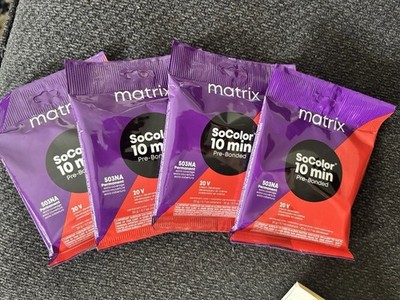 (PACK OF 4) Matrix SoColor 10 Minute Hair Color & Developer 503NA Darkest Brown 
