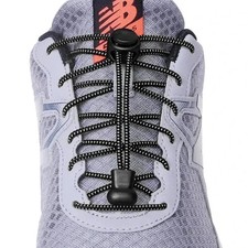 No Tie Elastic Lock Shoe Laces Rope Running Jogging Sneakers Trainer Shoelaces 