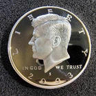 2003-S Proof Silver Kennedy Half Dollar - 90% Silver- Deep Cameo -San Francisco
