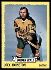 1973-74 TOPPS JOEY JOHNSTON CALIFORNIA GOLDEN SEALS #172 EX-EXMT+
