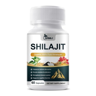 Himalayan 100% Shilajit Capsules,Soft Resin,Organic,Extremely Potent,Fulvic Acid