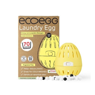 ecoegg Laundry Egg with 70 Washes 1 Count (Pack of 1), Fragrance Free 