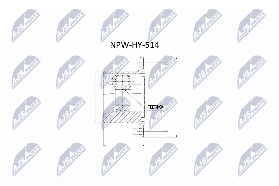 Fits NTY NPW-HY-514 INNER CV JOINT ⭐UK Stock⭐ - Image 6