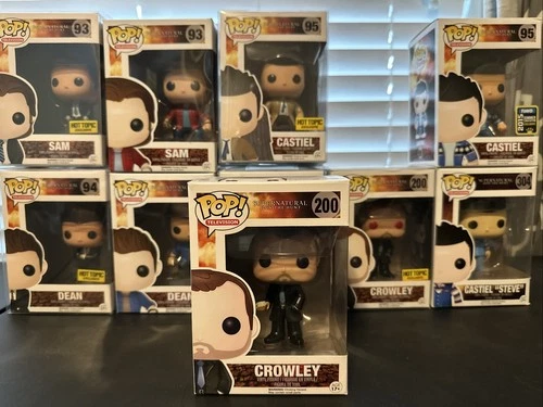 Funko Pop TV! Supernatural Crowley #200  Black Eyes