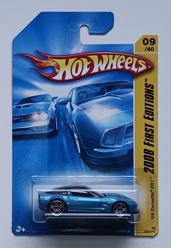 Lot of 4 2008 Hot Wheels New Models 09 Corvette ZR1 # 9 of 40 K-Mart Only Yellow - Picture 2 of 9