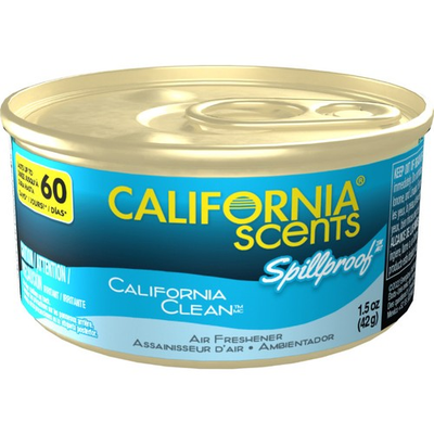#ad 12x California Scents Spillproof Can California Clean 1.5oz N A New Fresh Stock $57.42