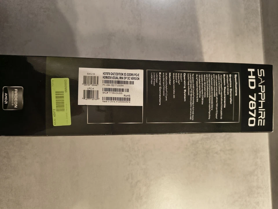 Sapphire AMD Radeon HD 7870GHz Edition 2 GB DDR5 Inkl. OVP - Bild 4 von 4