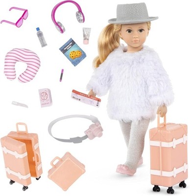 Lori   Leighton's Travel Set   Mini Doll & Travel Accessories 6-Inch Doll with