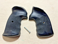 Vintage Fits Plastic Black Grips For Colt Official Police. Used