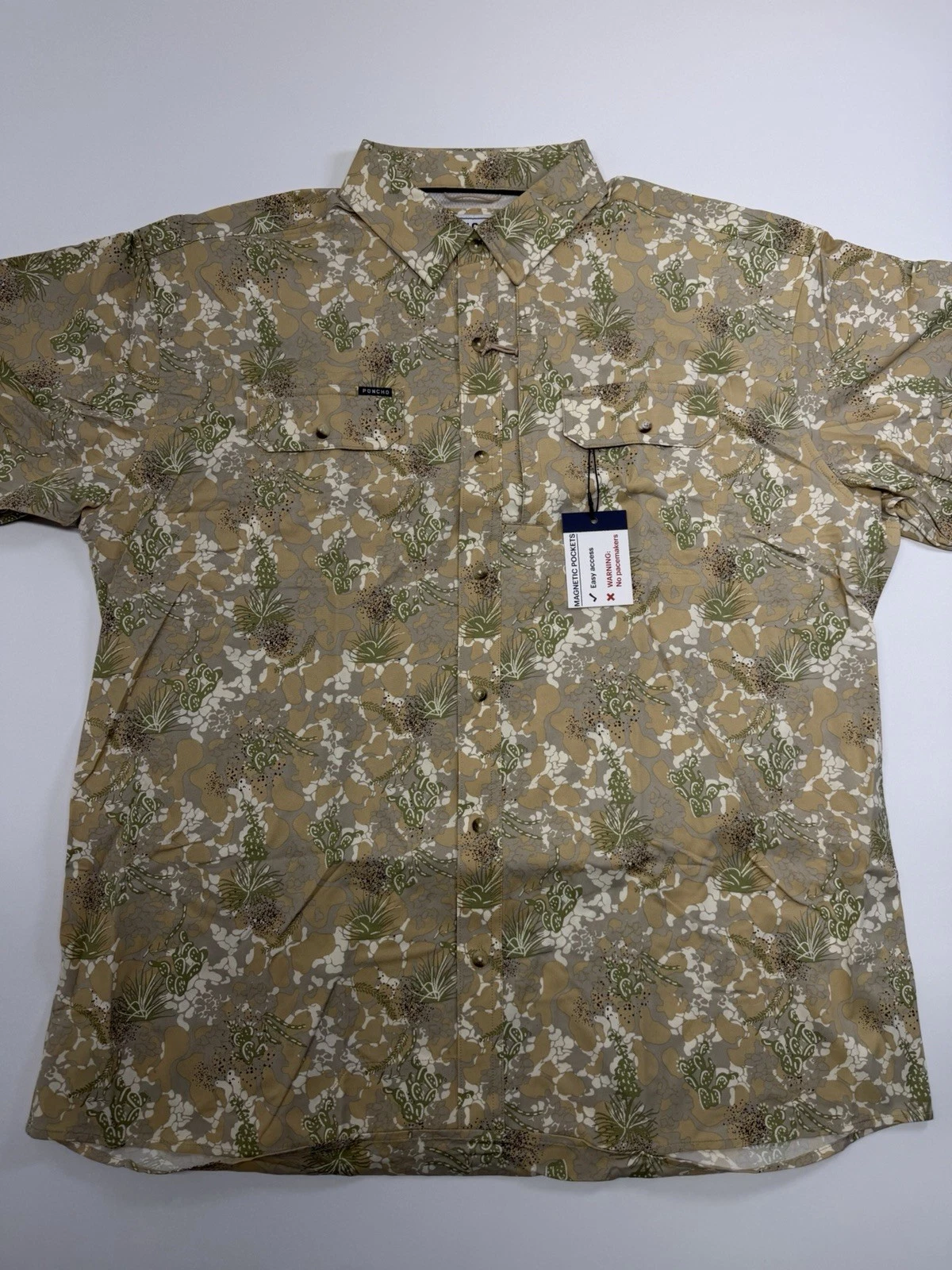 Poncho Men’s Shirt The Pearsall XL Regular Fit Short Sleeve Brand New Camo NWT
Opens in a new window