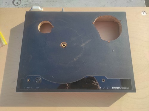 Thorens TD 280 MK II case Gehäuse mit üblichen Gebrauchsspuren