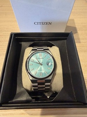 Citizen NJ0151-88M Automatic Mens Watch Blue Dial Date Indicator Included Papers