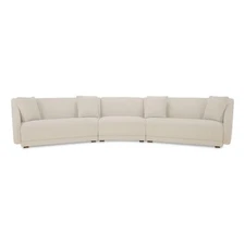 Moe's Home Collection Fraser Modular Sofa Fabric White