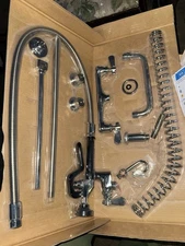 BK Resources Workforce 8” Pre-Rinse Splash Mount w/ Add-A-Faucet –NEW  Condition