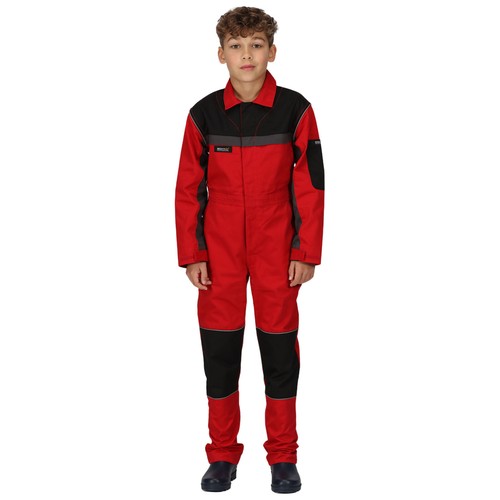 Kids Overalls Boys Girls Childrens Coverall Boiler Suit Farmer Regatta Studded - Picture 10 of 12