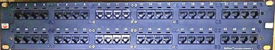 SHAXON CAT 5 ENHANCED PATCH PANEL, RJ-45, 48-PORTS, 2U RACK SPACE