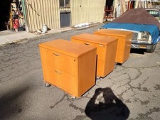  FILE CABINET 2 DRAWER LATERAL 36" MEDIUM OAK w/Lock WeDeliverLocallyNorthernCA