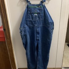 2 Pairs Liberty Overalls Blue Waist 52  Inseam 29  no Size